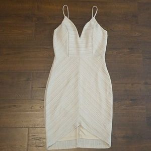 DRY GOODS GOLD MINI DRESS